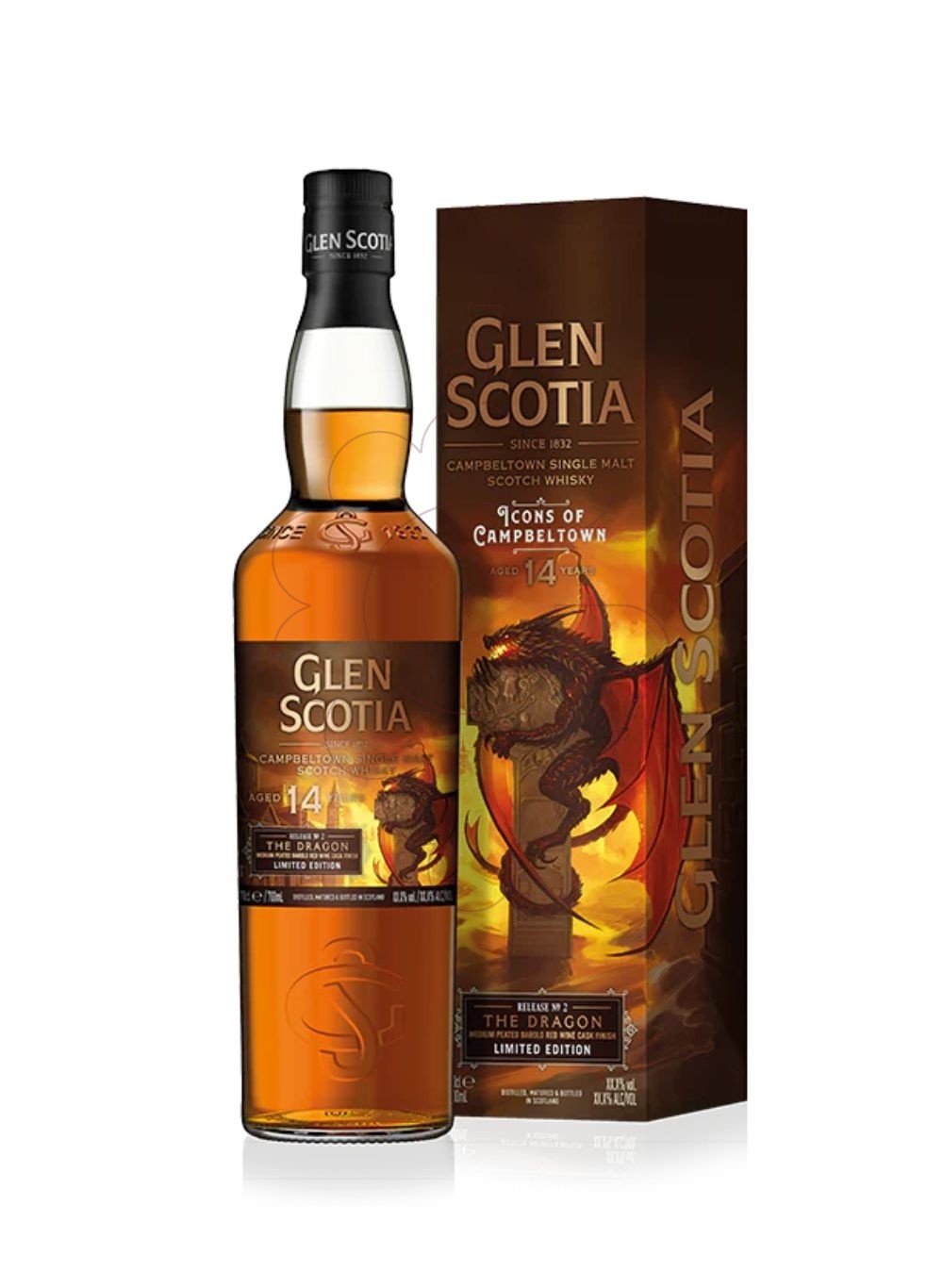 Photo Whisky Glen Scotia Medium Peated Barolo Red Wine Cask 14 Years