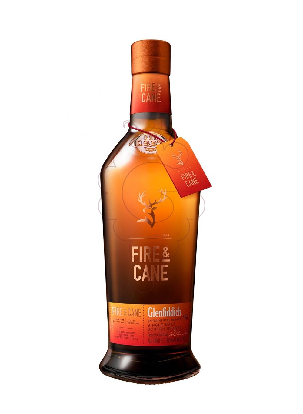 Photo Whisky Glenfiddich Fire & Cane