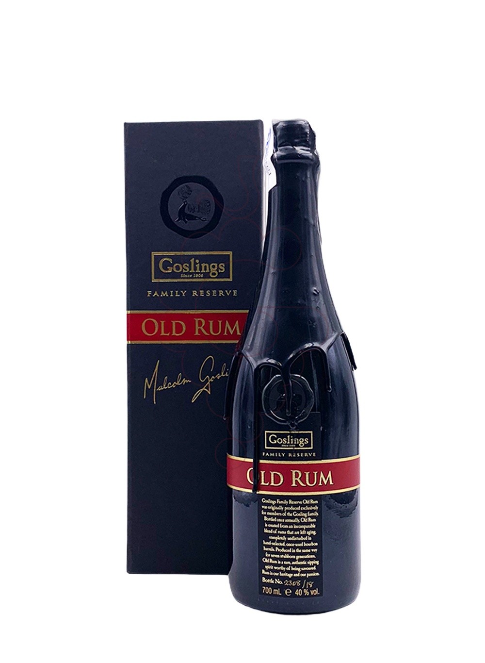 Photo Rum Gosling's Family Reserve Old Rum