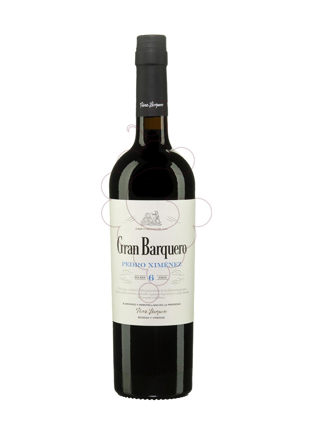 Photo Gran Barquero Pedro Ximenez fortified wine