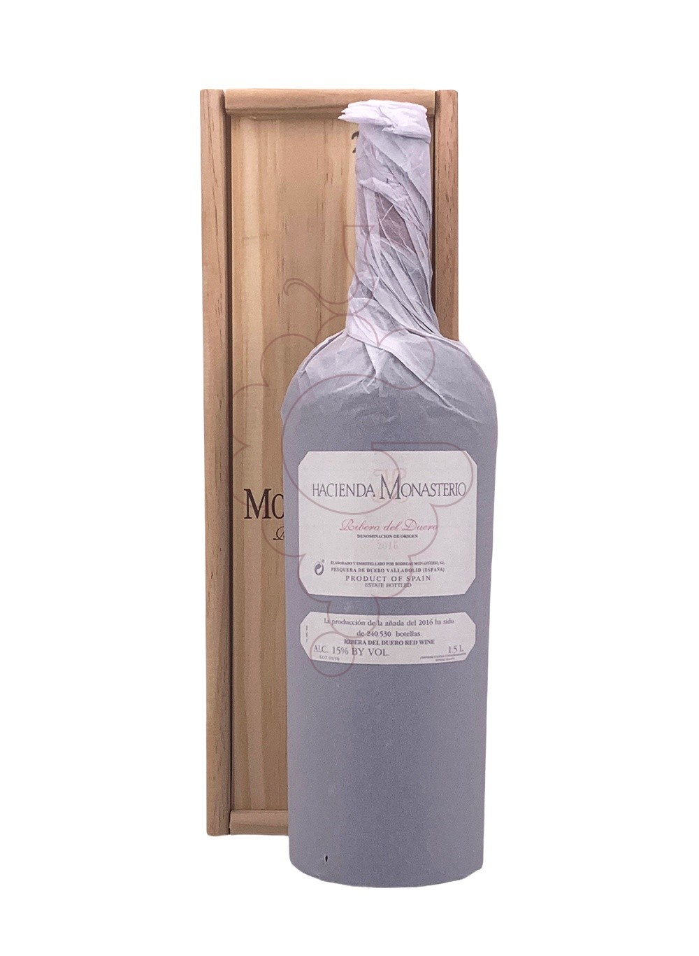 Photo H. Monasterio Crianza Magnum red wine