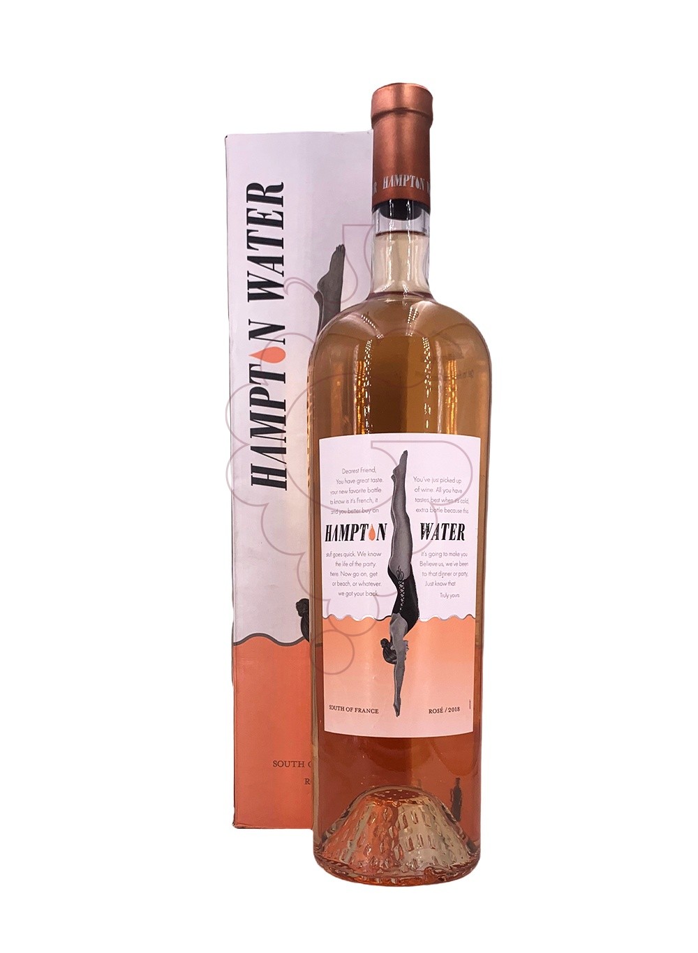 Photo Hampton Water Jeroboam rosé wine