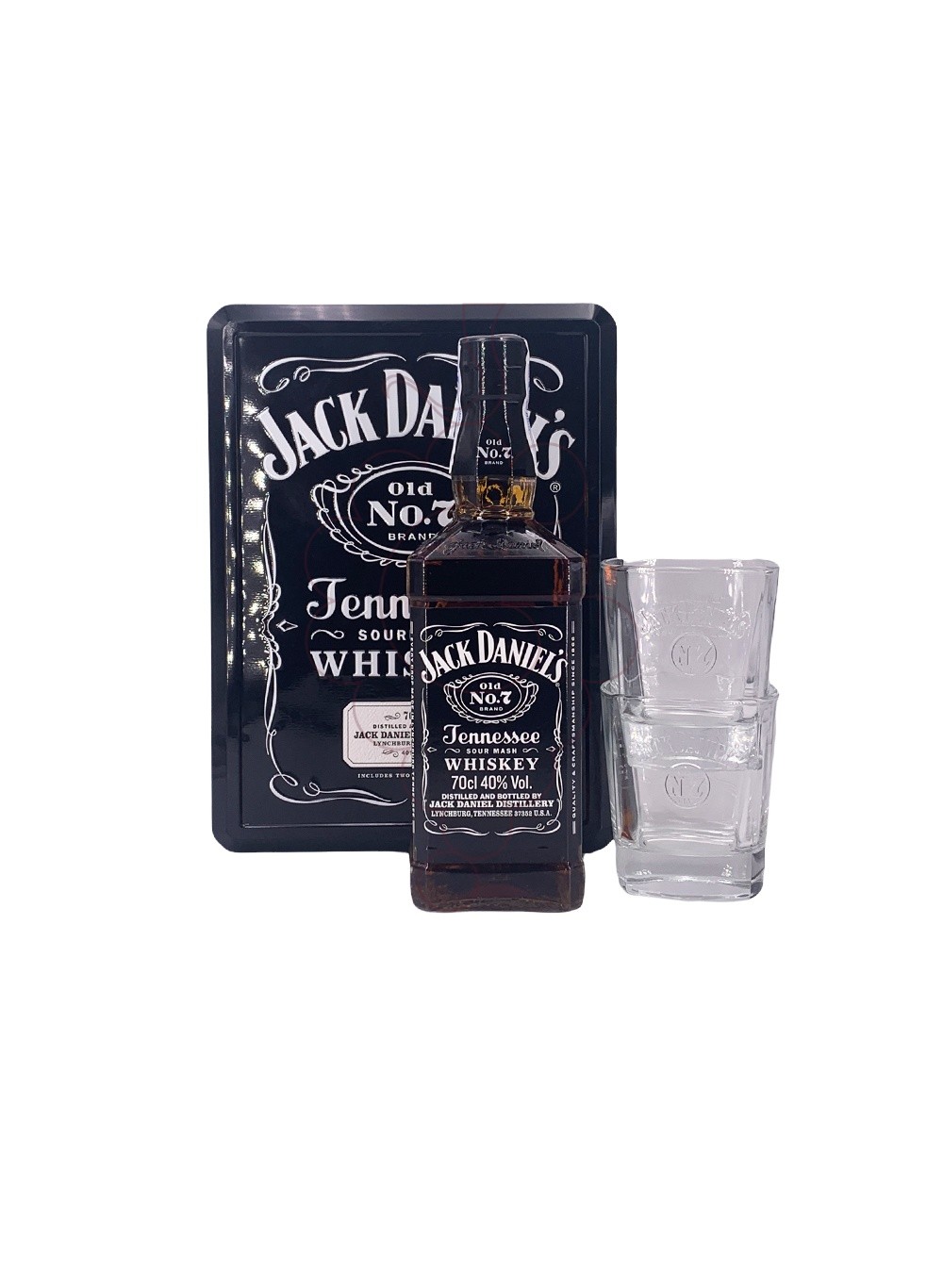 Photo Whisky Jack Daniels Pack Can (1 u + 2 glasses)