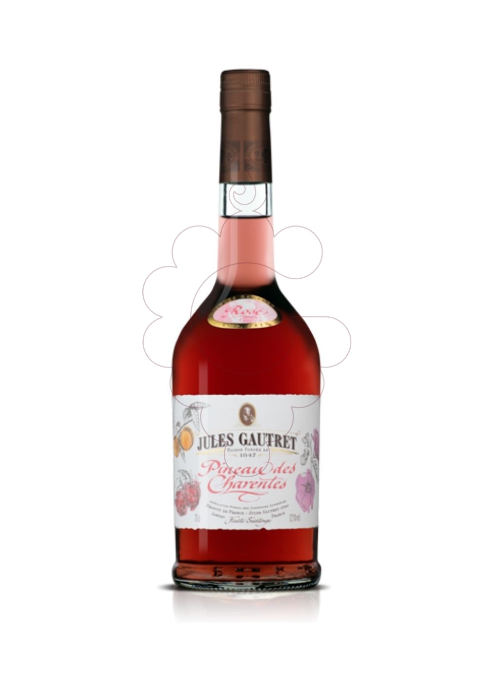 Photo Aperitif wine Jules Gautret Pineau de Charentes Rosé