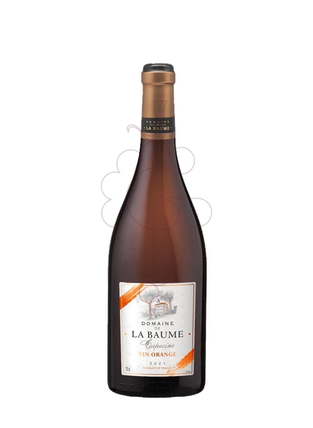 Photo La Baume Capucine Orange white wine