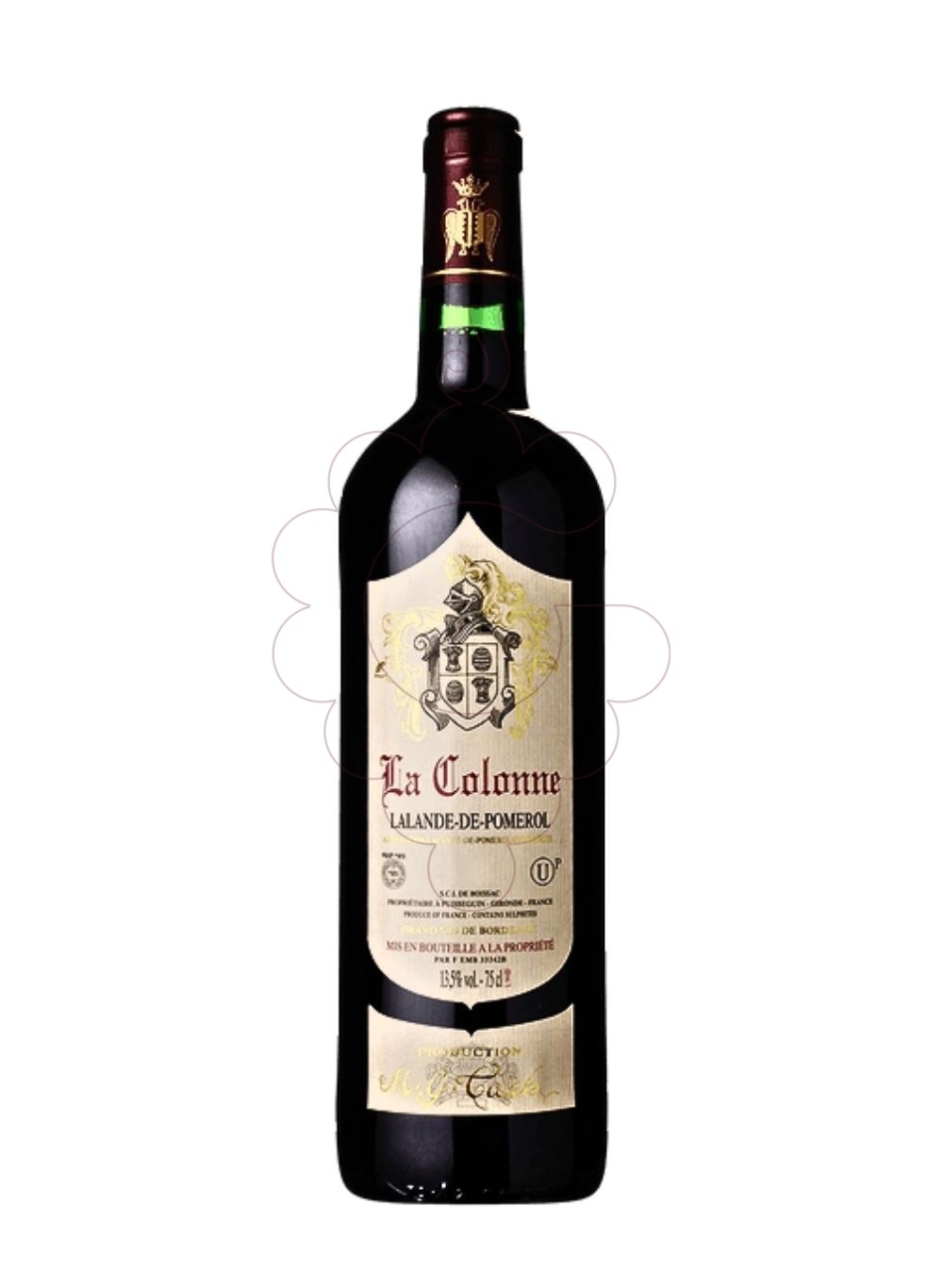 Photo La Colonne Lalande Pomerol Kósher red wine