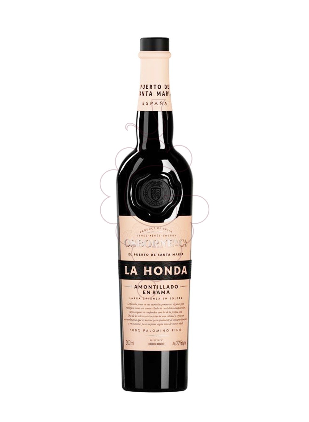 Photo Osborne La Honda Amontillado en Rama fortified wine