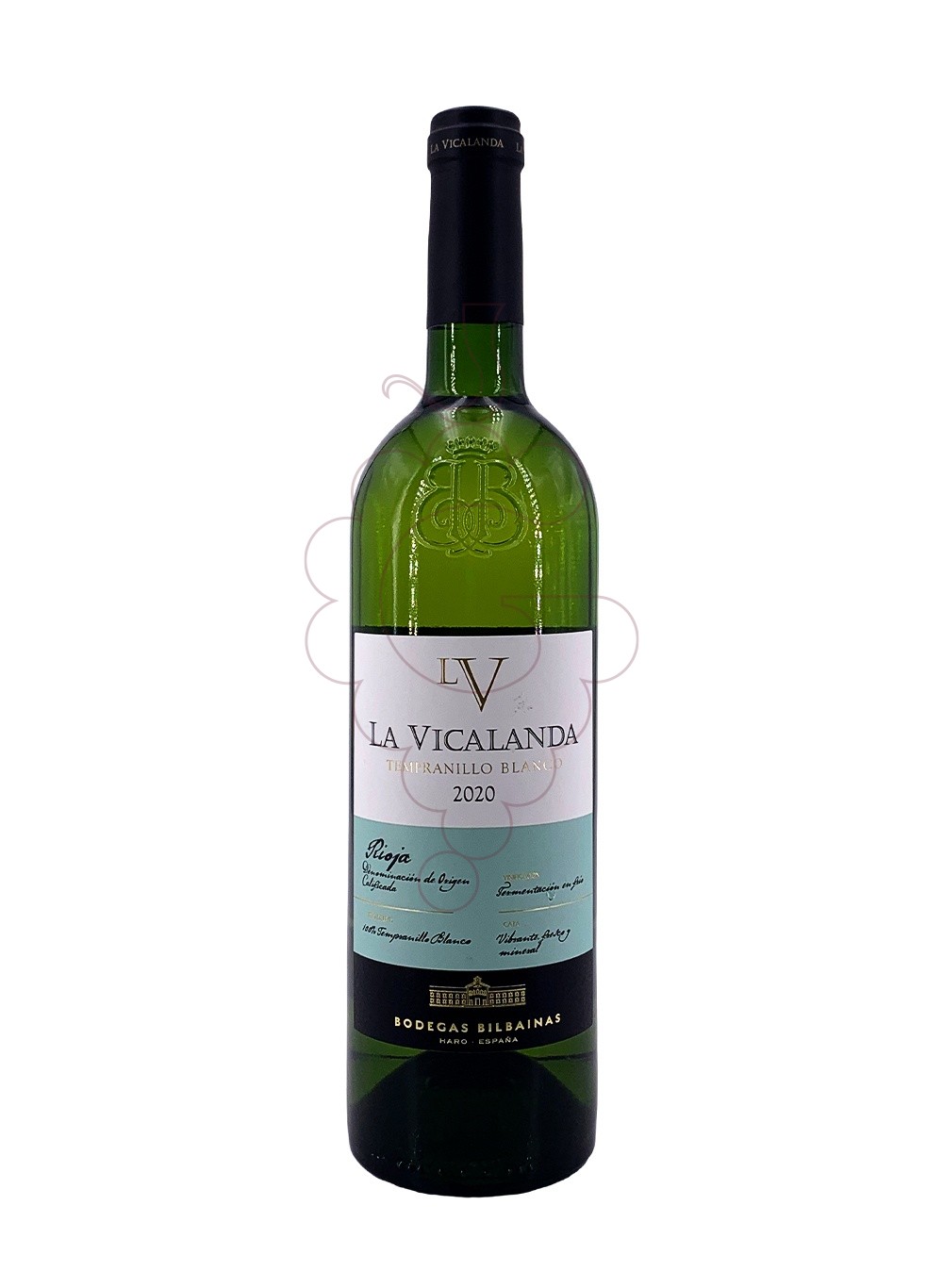 Photo La Vicalanda Blanc Tempranillo white wine