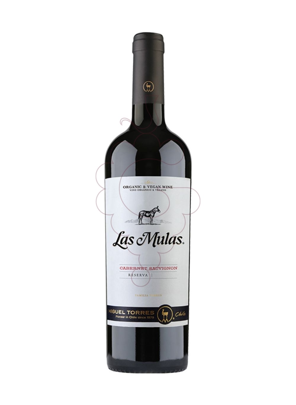 Photo Las Mulas Cabernet Chile red wine