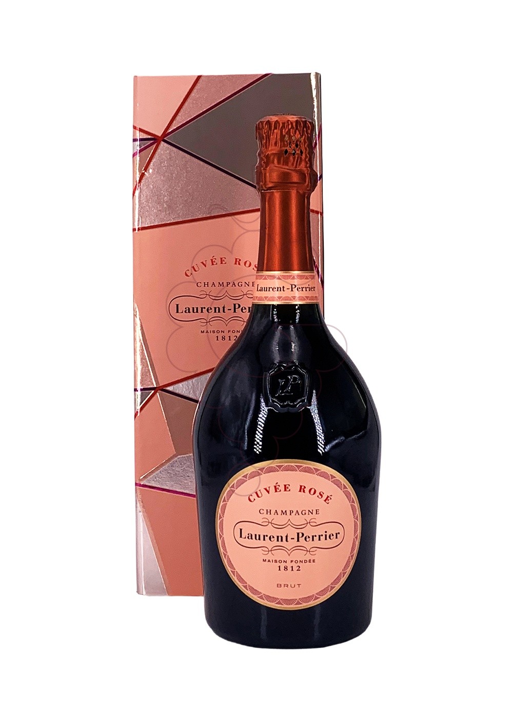 Photo Laurent Perrier Cuvée Rosé with box sparkling wine