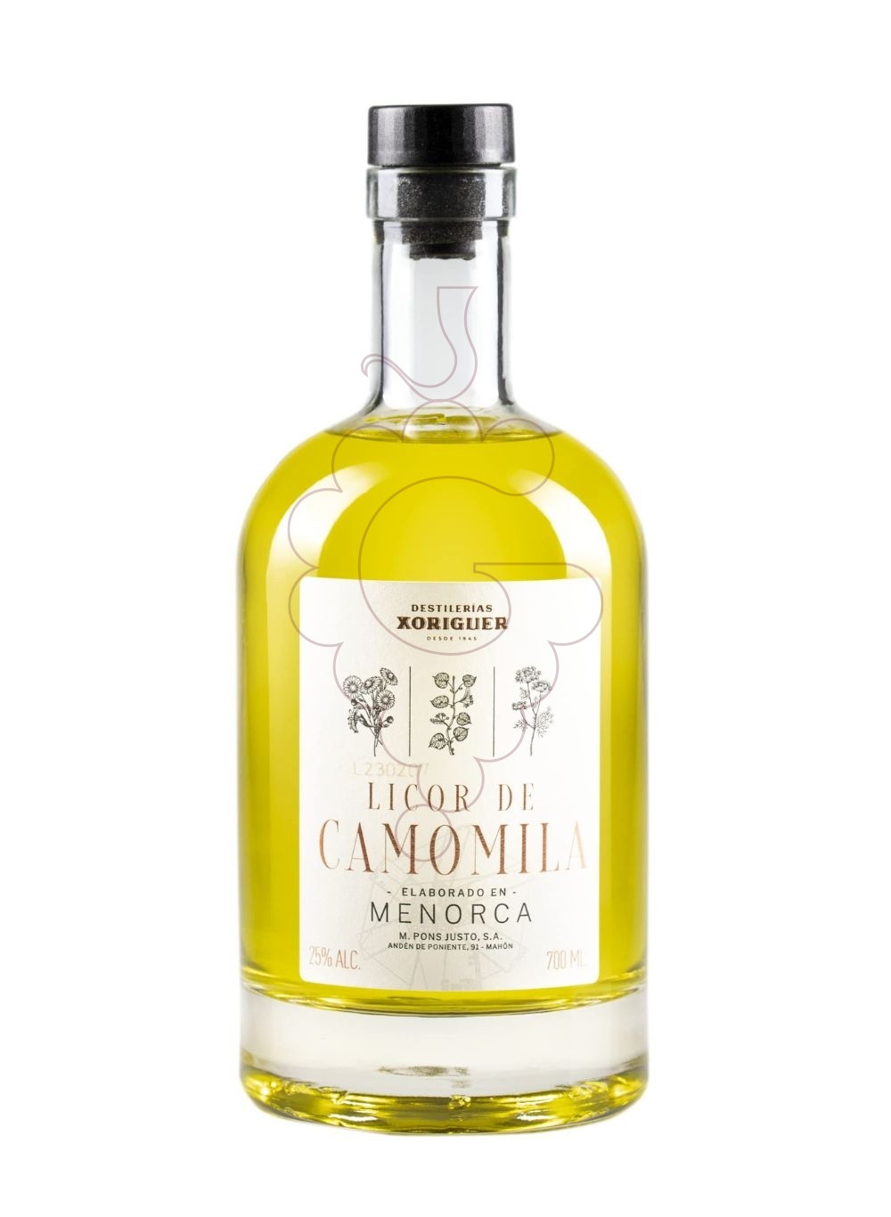 Photo Liqueur Licor camomila xoriguer 70 cl