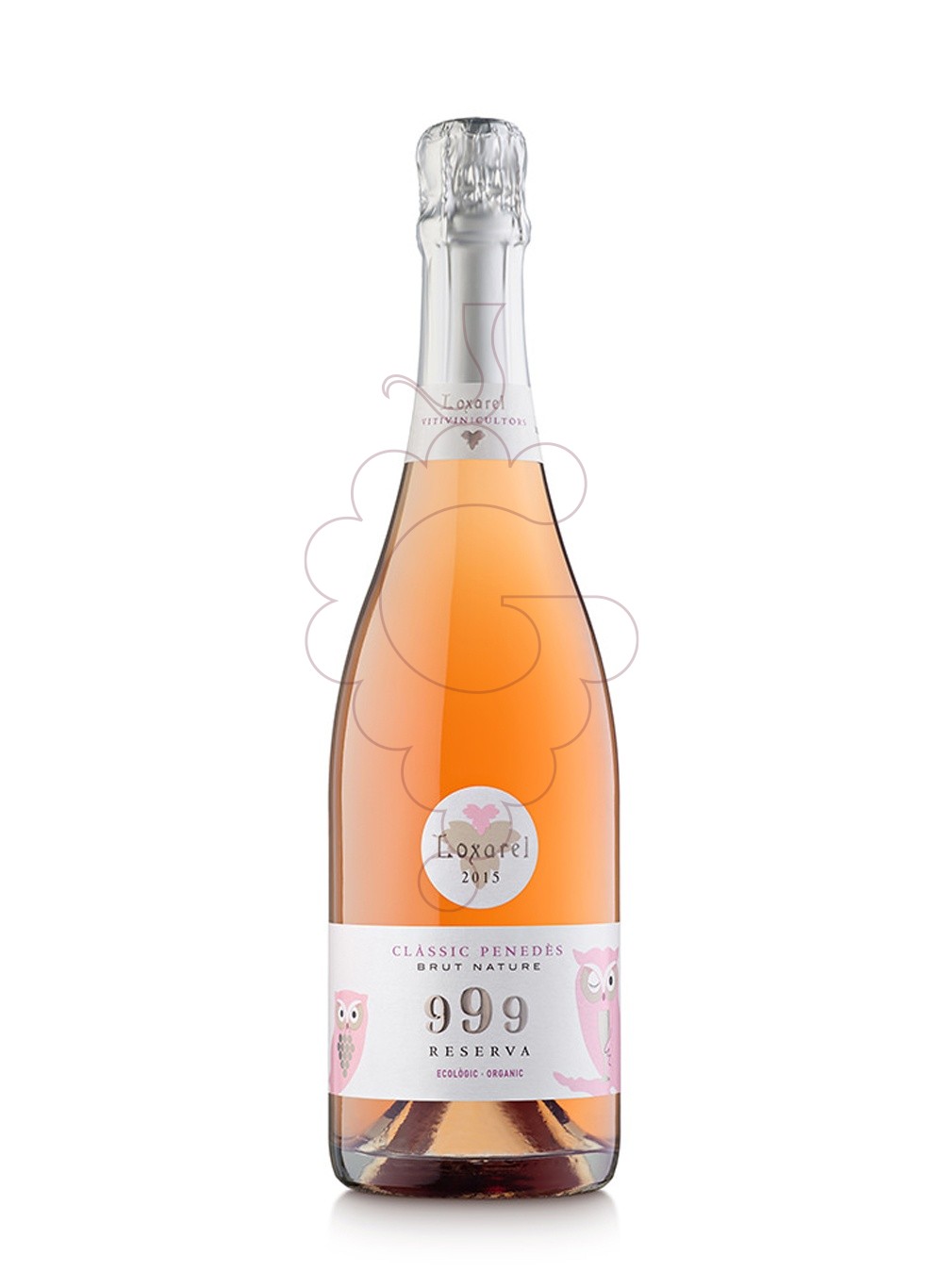 Photo Rosé Loxarel 999 Reserva Brut Nature sparkling wine