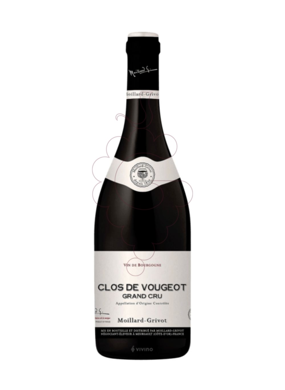 Photo Moillard-Grivot Clos de Vougeot Grand Cru red wine