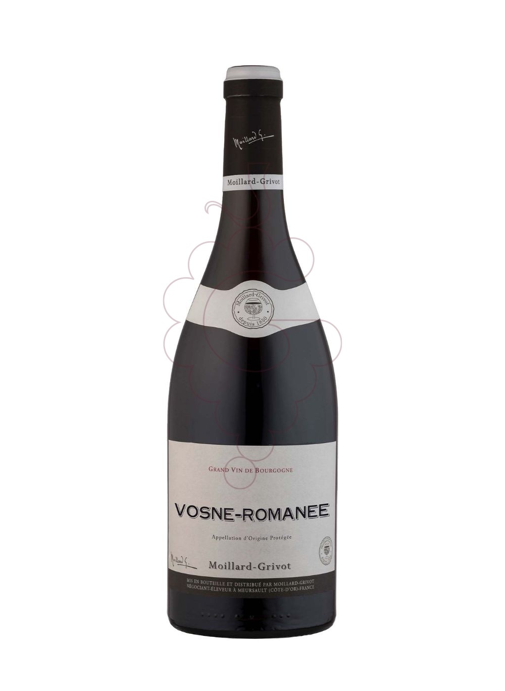 Photo Moillard-Grivot Vosne-Romanée red wine