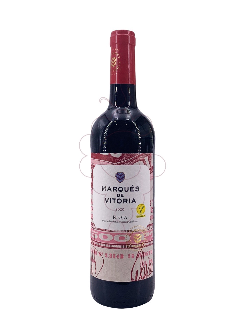 Photo Marques de vitoria joven 2020 red wine