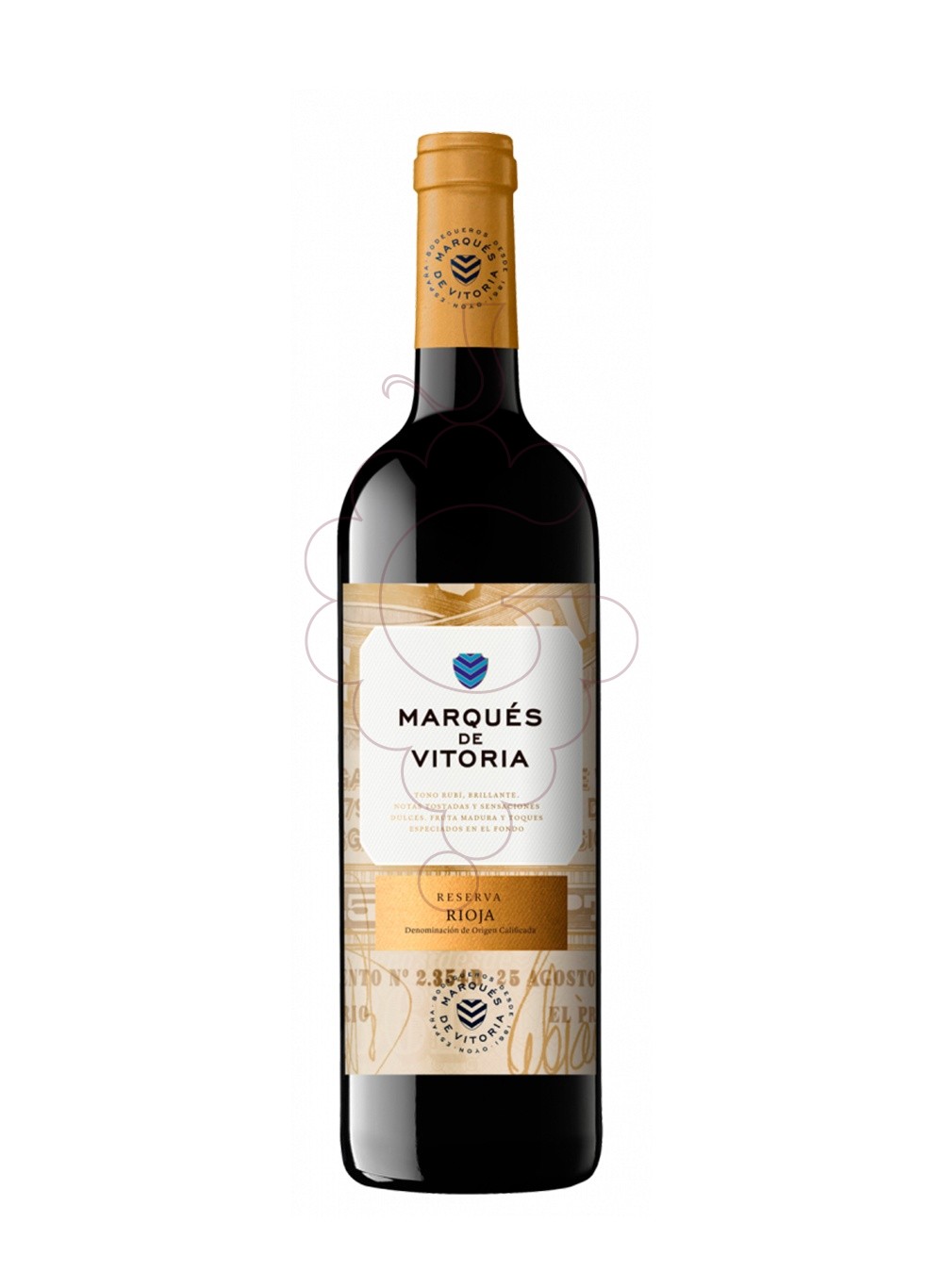 Photo Marques de Vitoria Reserva red wine
