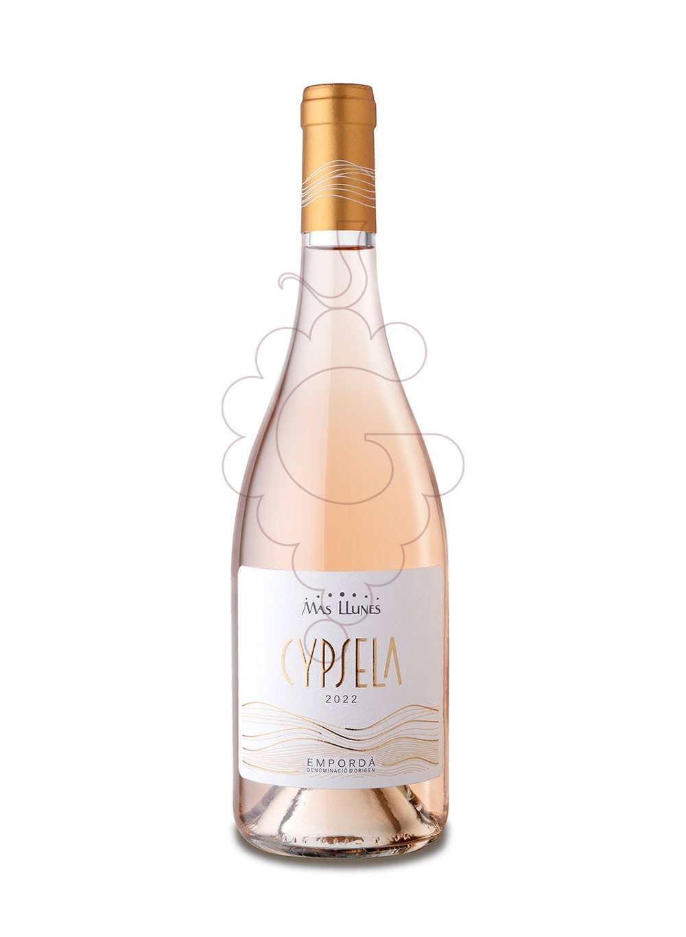 Photo Mas llunes cypsela rose 2022 rosé wine