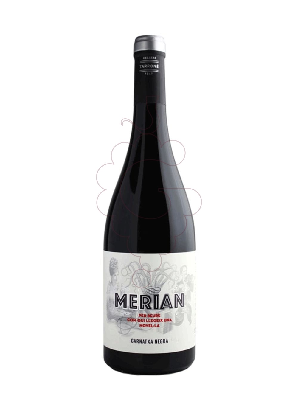 Photo Merian negre 75 cl red wine