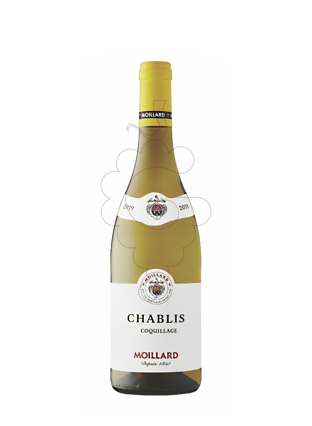 Photo Moillard Chablis Coquillage white wine