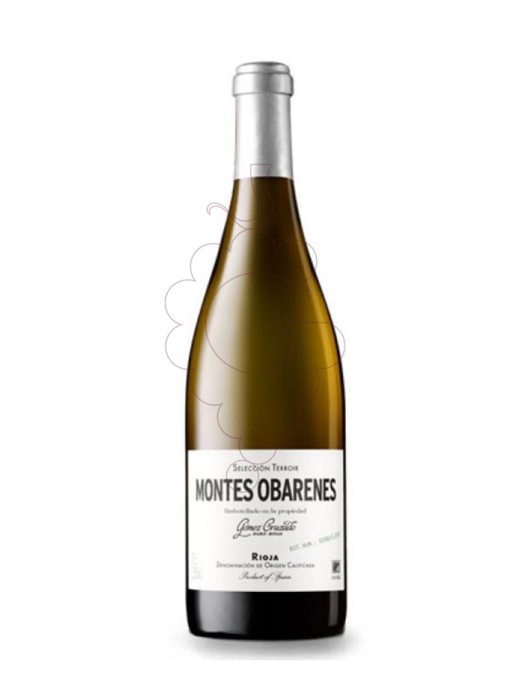Photo Montes obarenes negre 2021 white wine