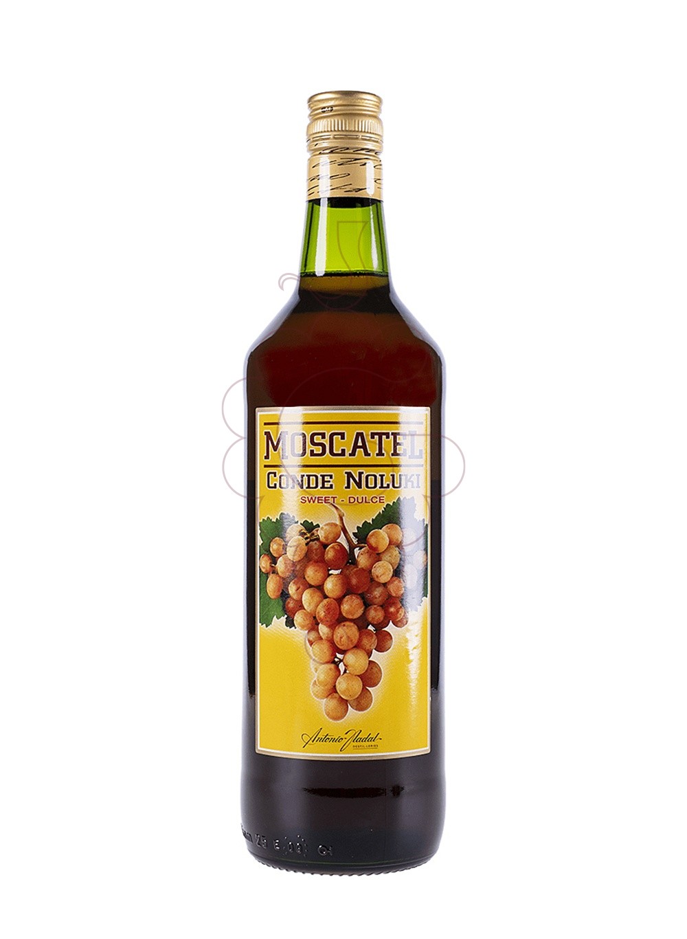 Photo Aperitif wine Moscatel conde noluki litre