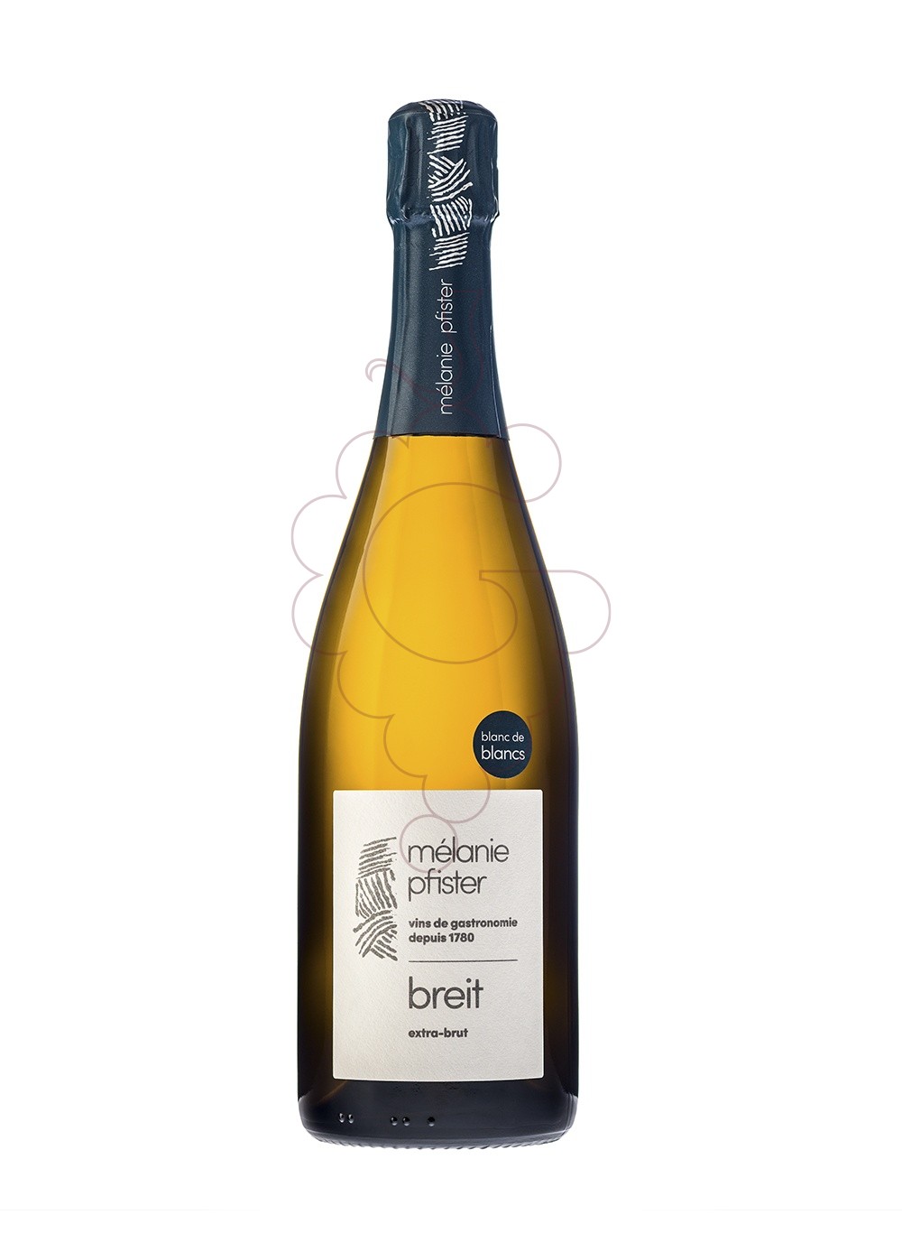 Photo Mélanie Pfister Breit Crémant Blanc de Blancs Extra Brut sparkling wine