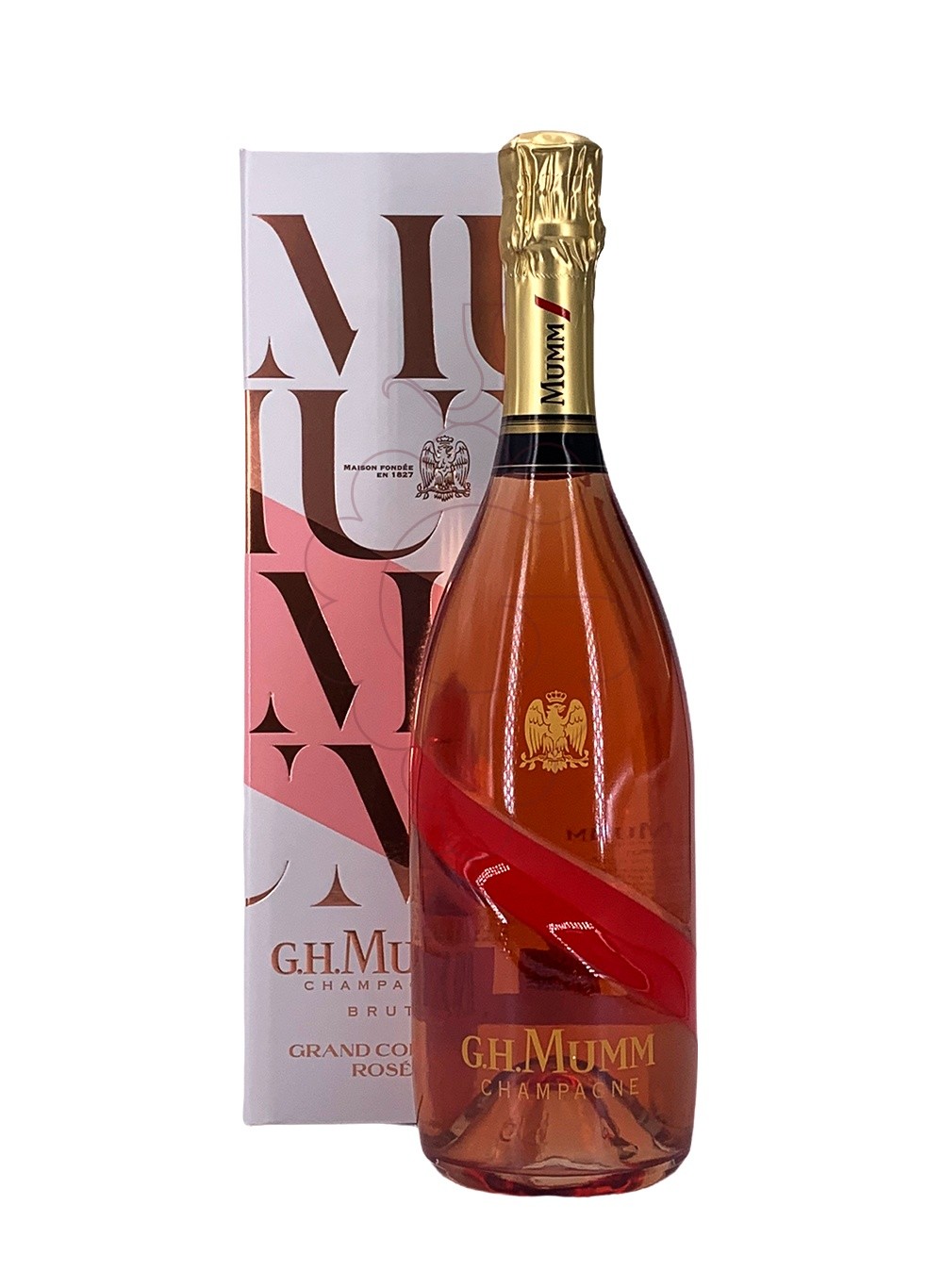 Photo Mumm Grand Cordon Rouge Rosé Brut sparkling wine