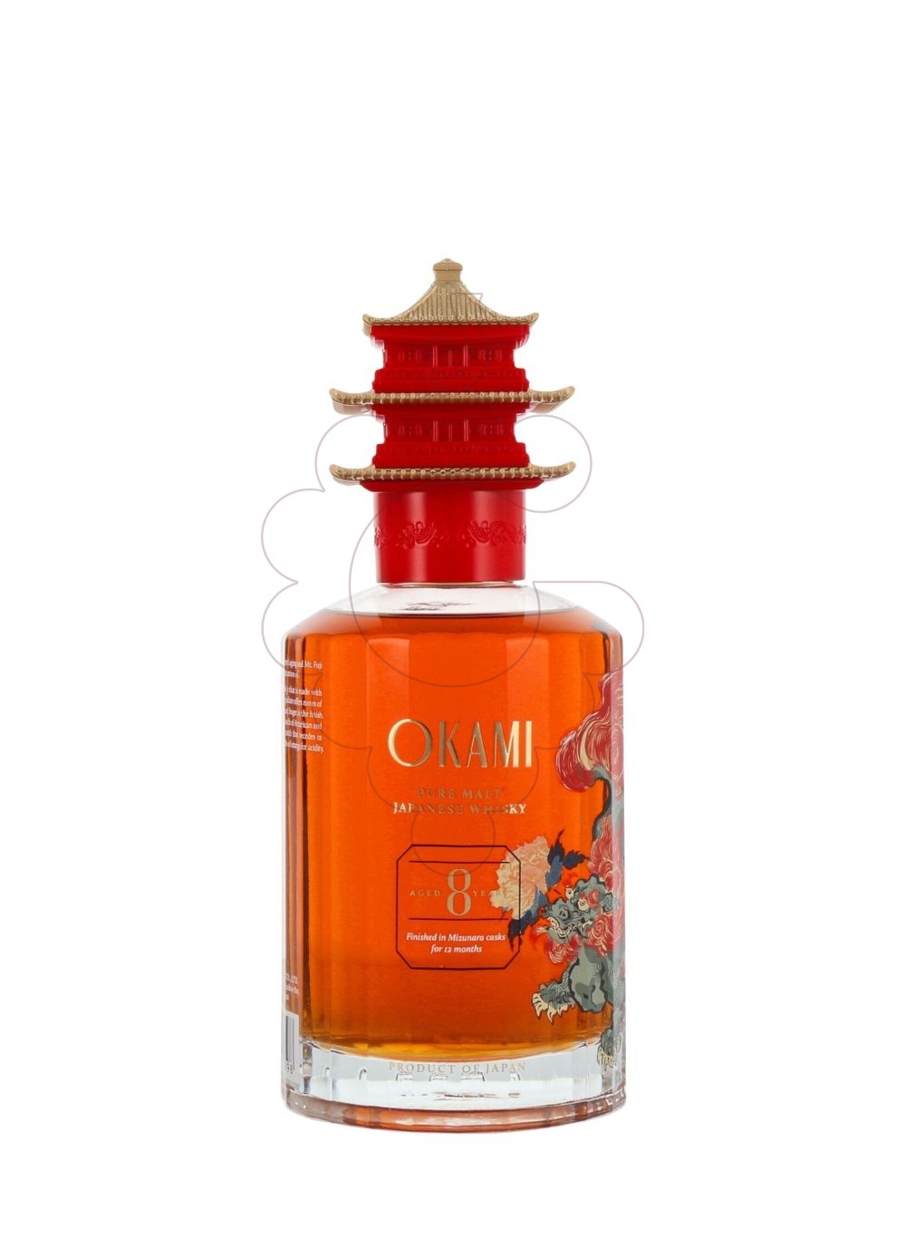 Photo Whisky Okami 8 anys pure malt japones