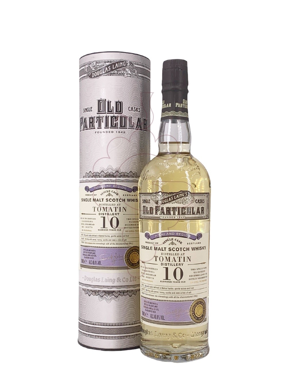 Photo Whisky Douglas Laing Old Particular Tomatin 10 Years