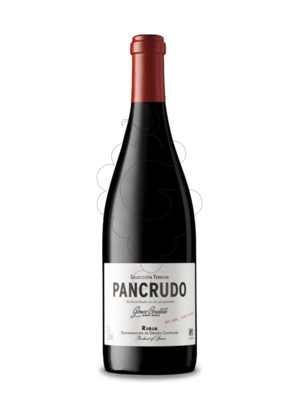 Photo Gómez Cruzado Pancrudo red wine