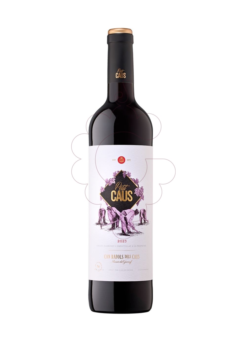 Photo Petit Caus Negre Collita red wine