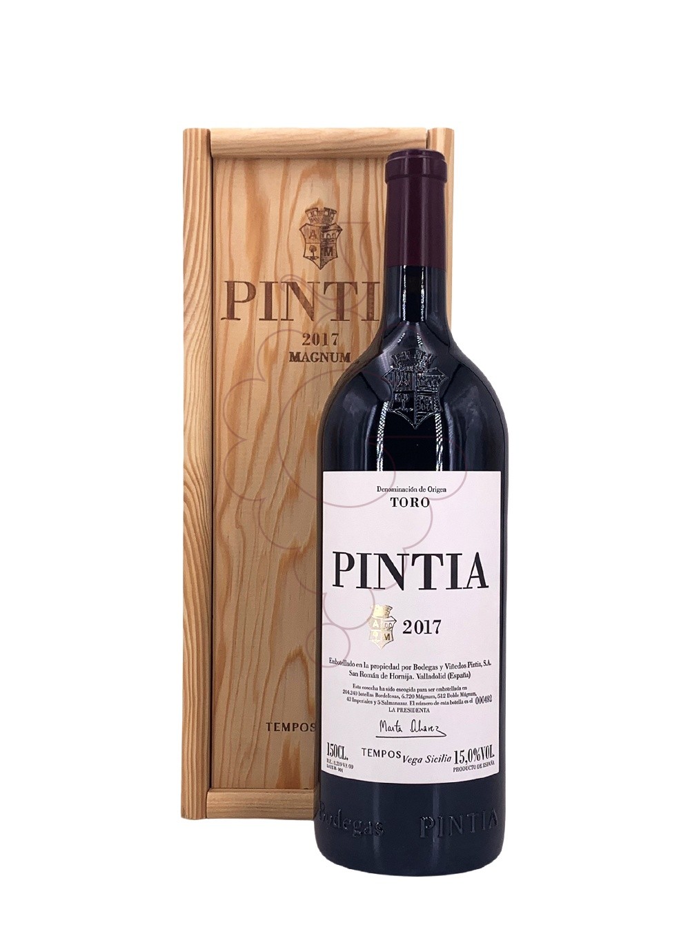 Photo Pintia Magnum red wine