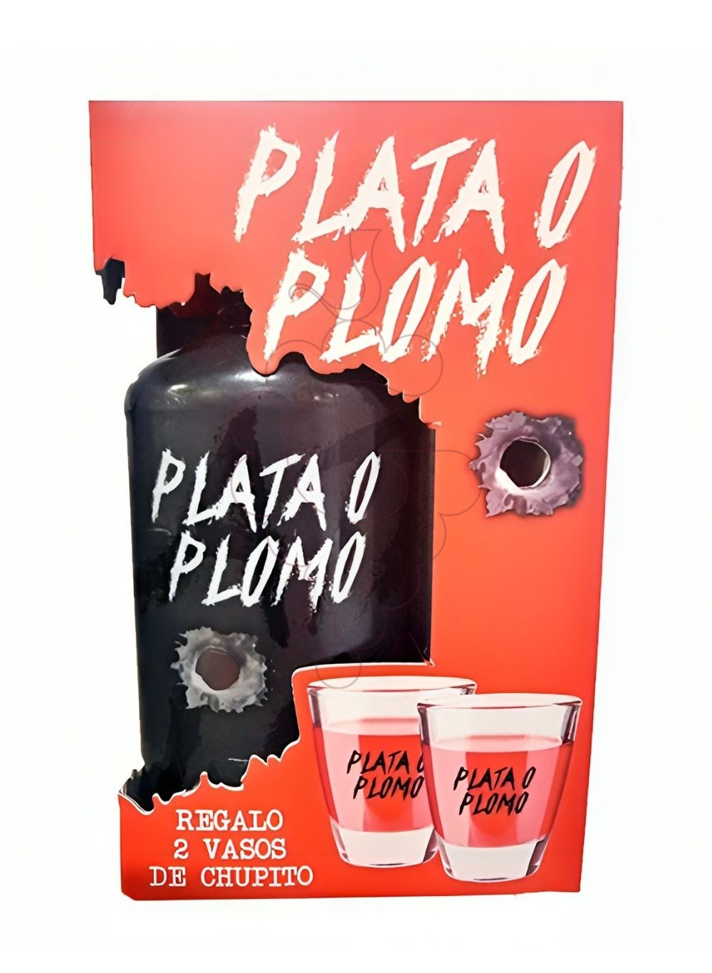 Photo Liqueur Plata o Plomo Pack (1 u + 2 glasses)