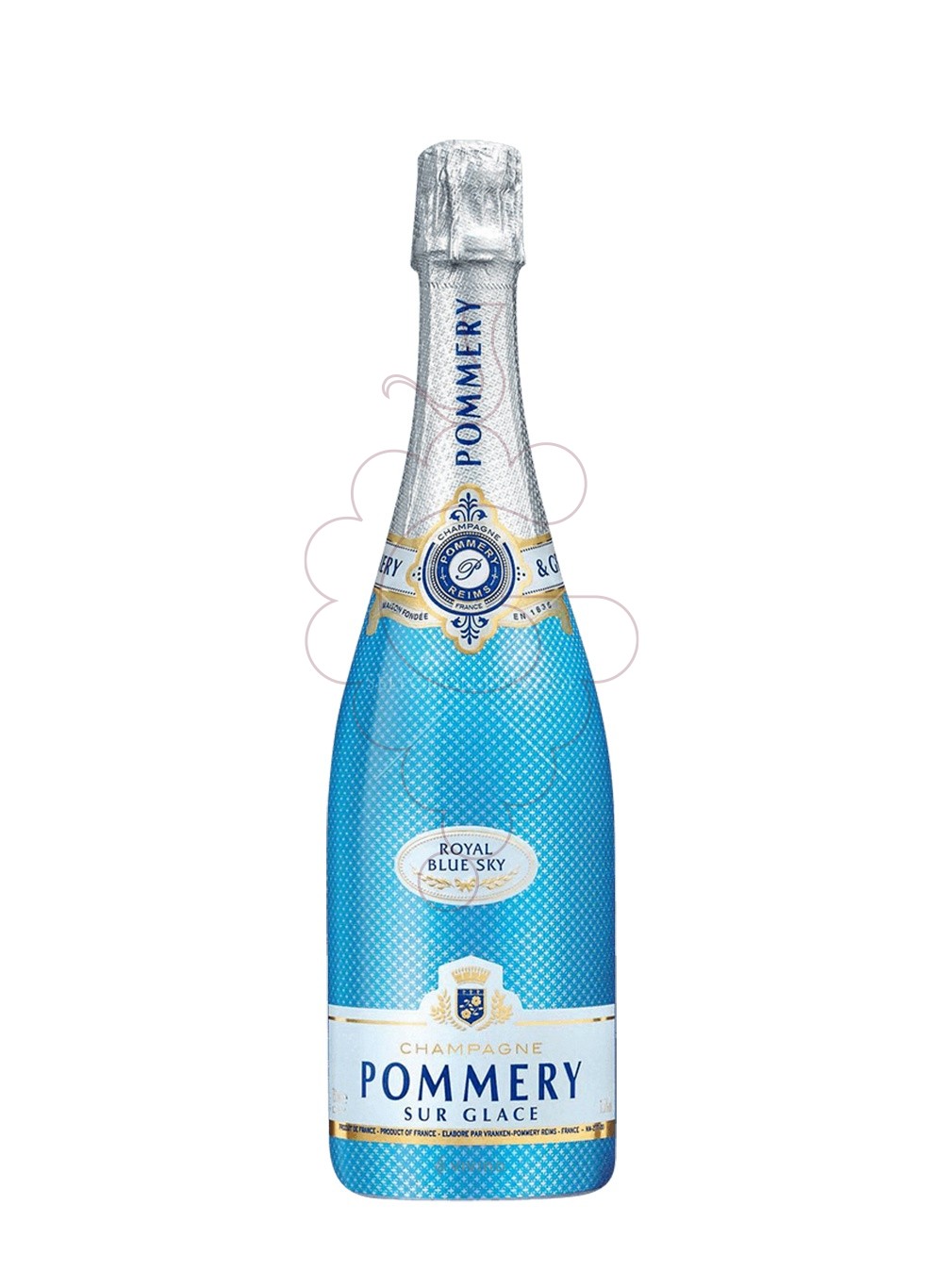 Photo Pommery sur glace blue sky sparkling wine