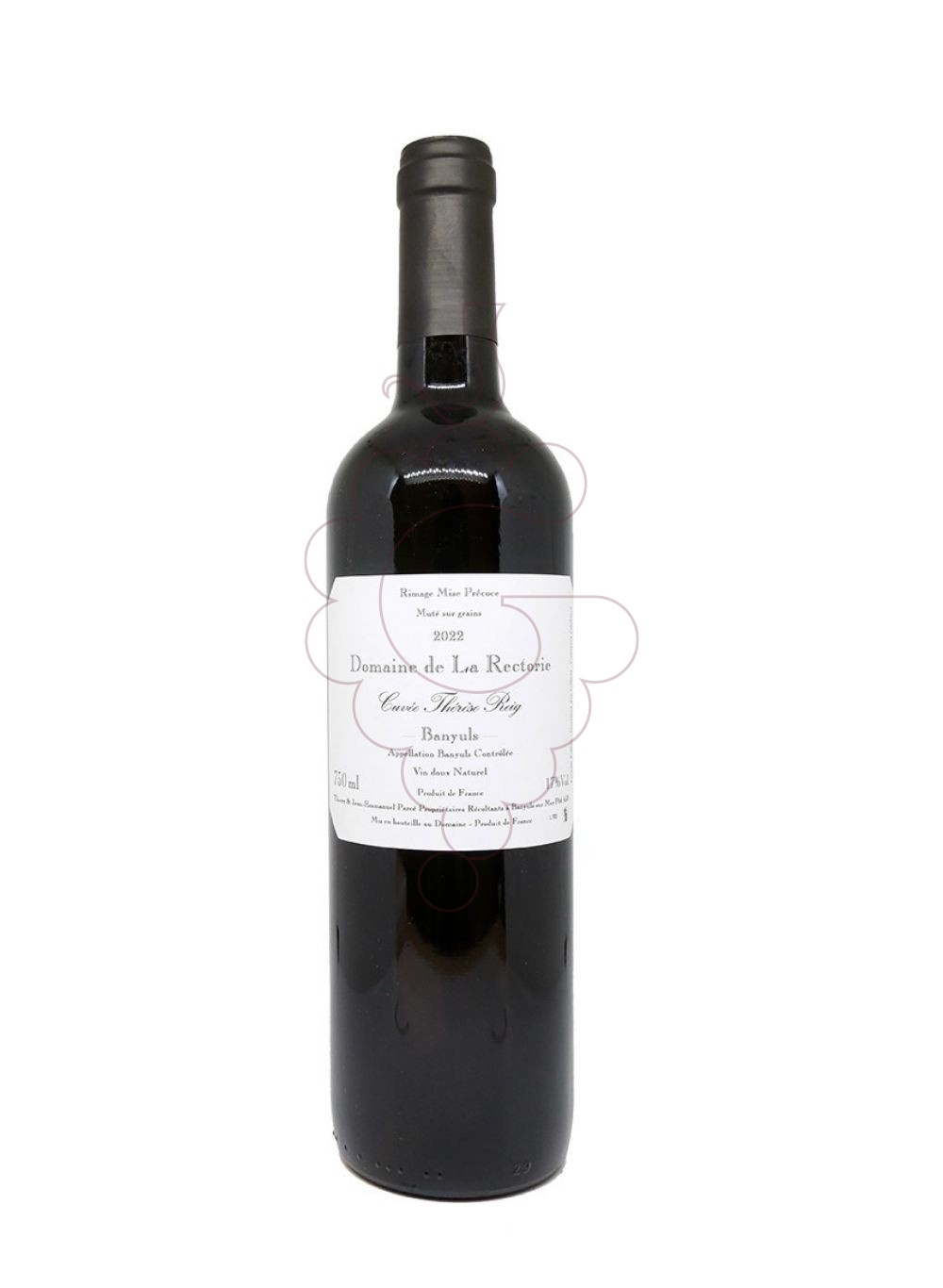 Photo La Rectorie Cuvée Leon Parce fortified wine