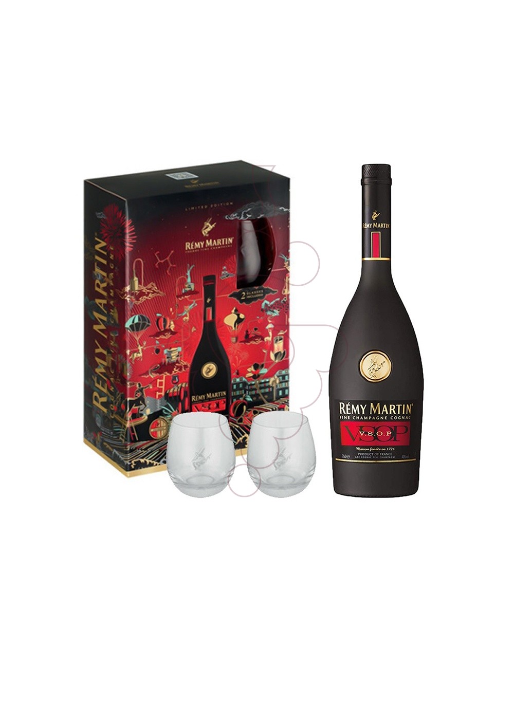 Photo Gift boxes Remy Martin V.S.O.P Pack (1 u + 2 glasses)