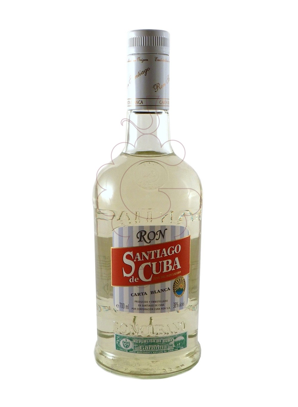 Photo Rum Ron santiago de cuba blanc 70c