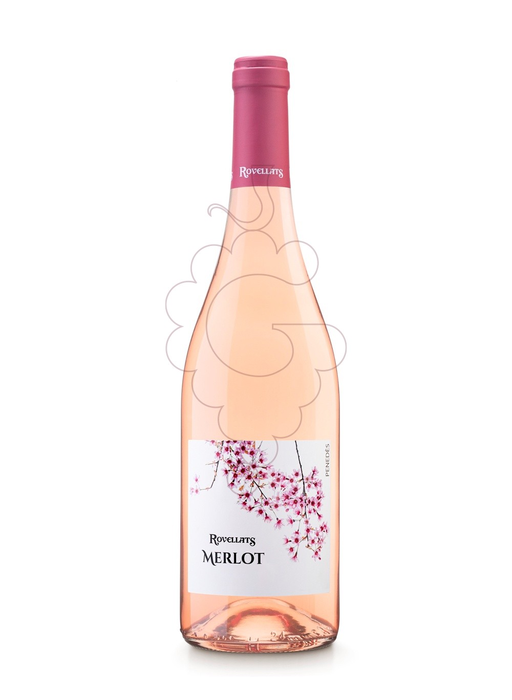 Photo Rosé Rovellats Merlot rosé wine