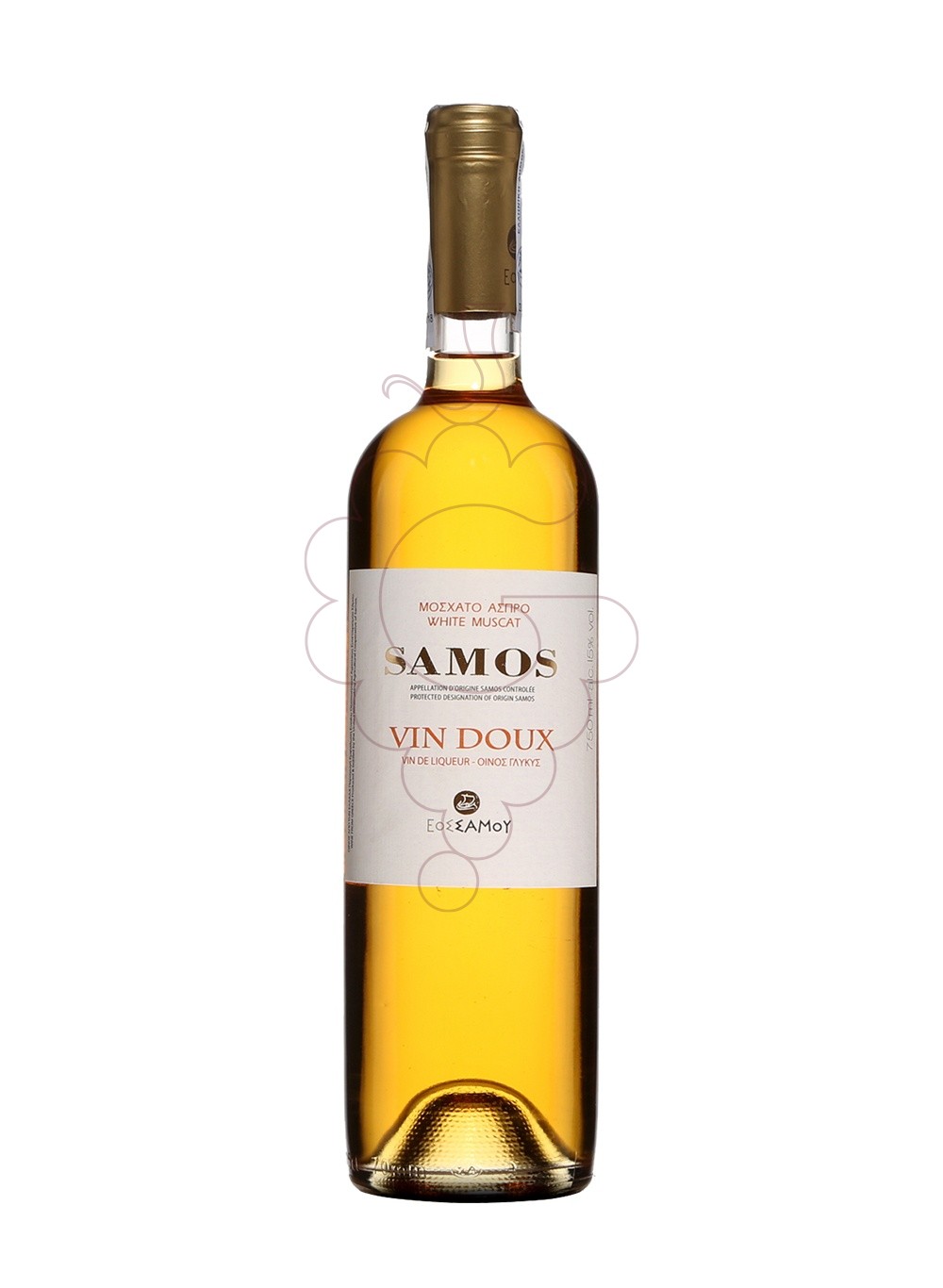 Photo Samos vin doux white muscat fortified wine