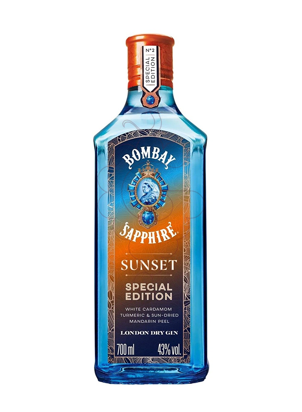 Photo Gin Sapphire bombay sunset 70 cl