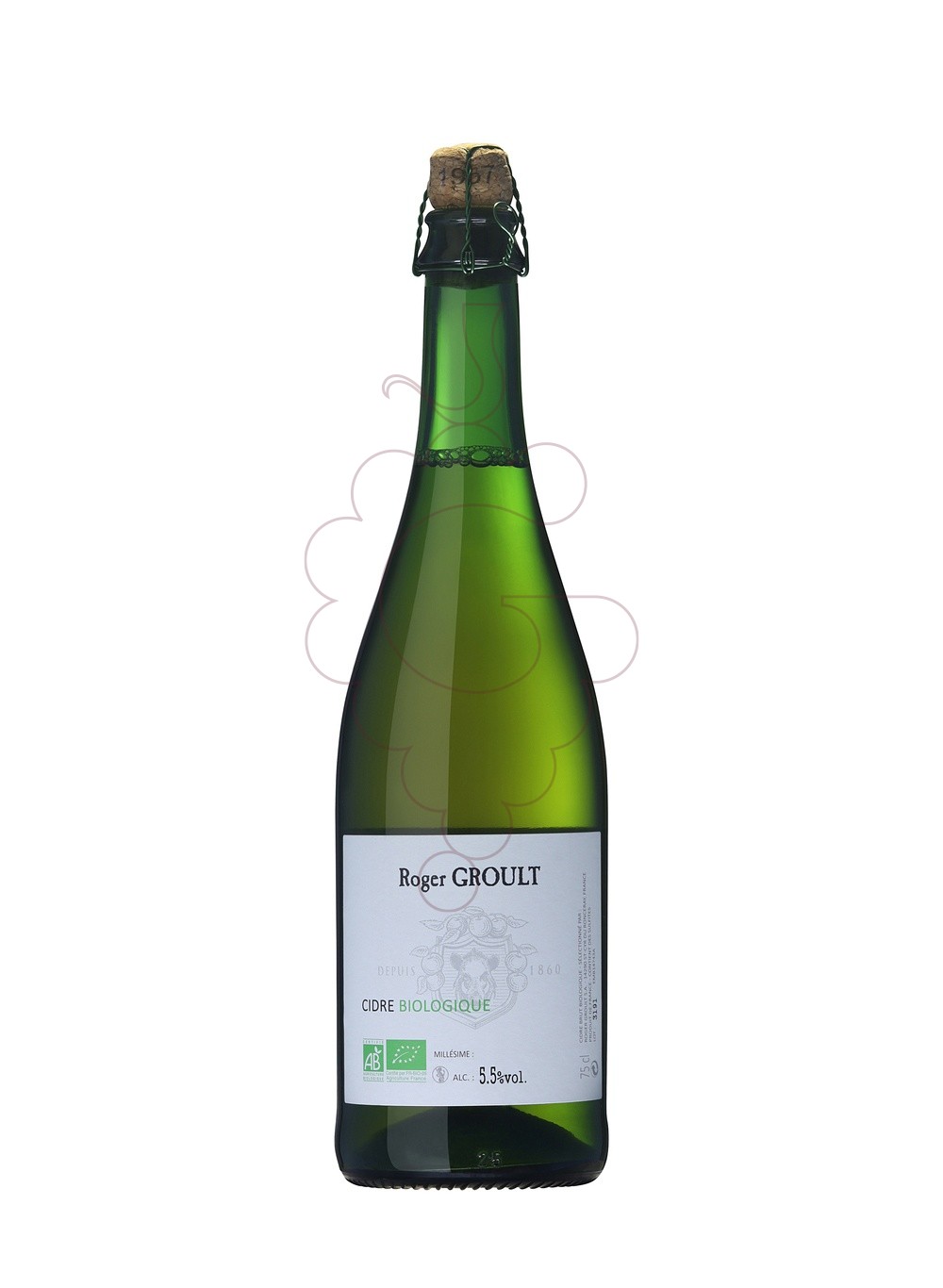 Photo Cider Sidra roger groult bio 75 cl