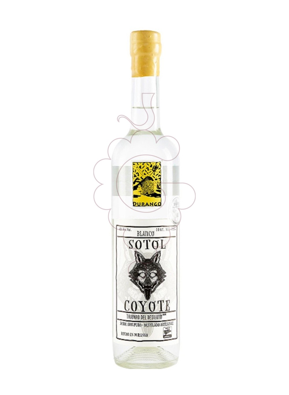 Photo Aguardiente Sotol blanco coyote durango 70