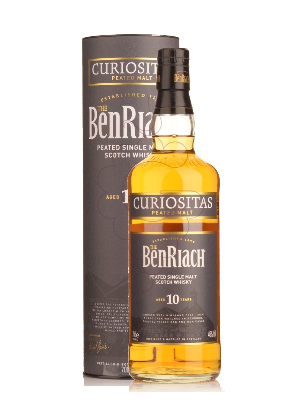 Photo Whisky The Benriach 10 Years Peated Malt