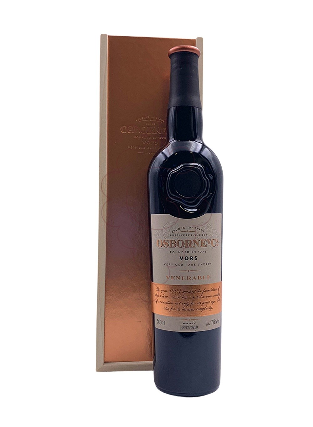 Photo Venerable Pedro Ximenez VORS fortified wine