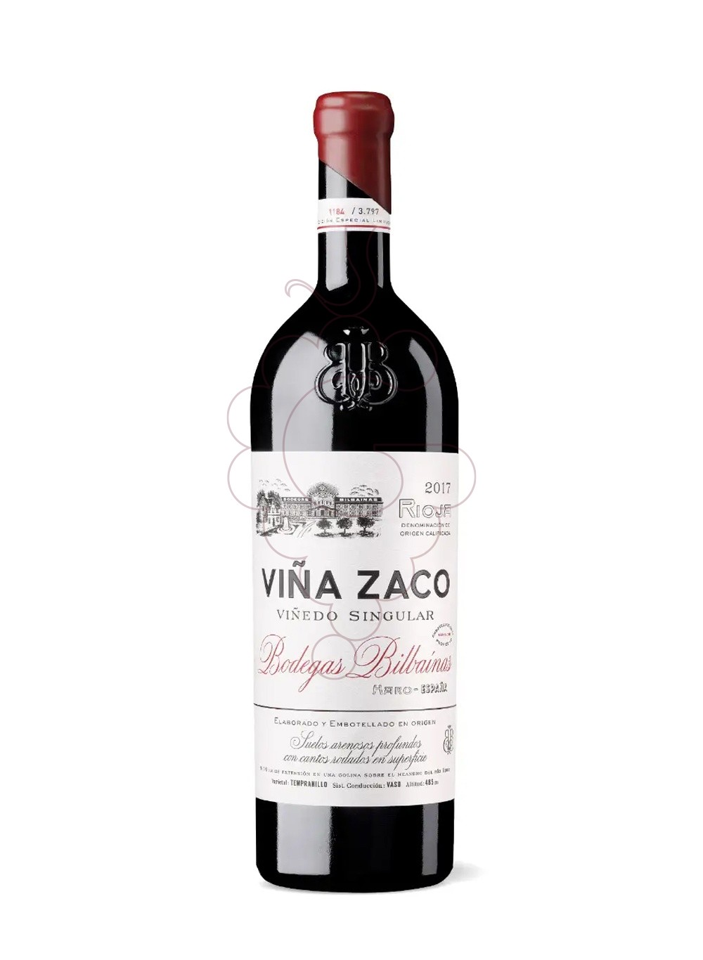 Photo Viña Zaco Viñedo Singular red wine