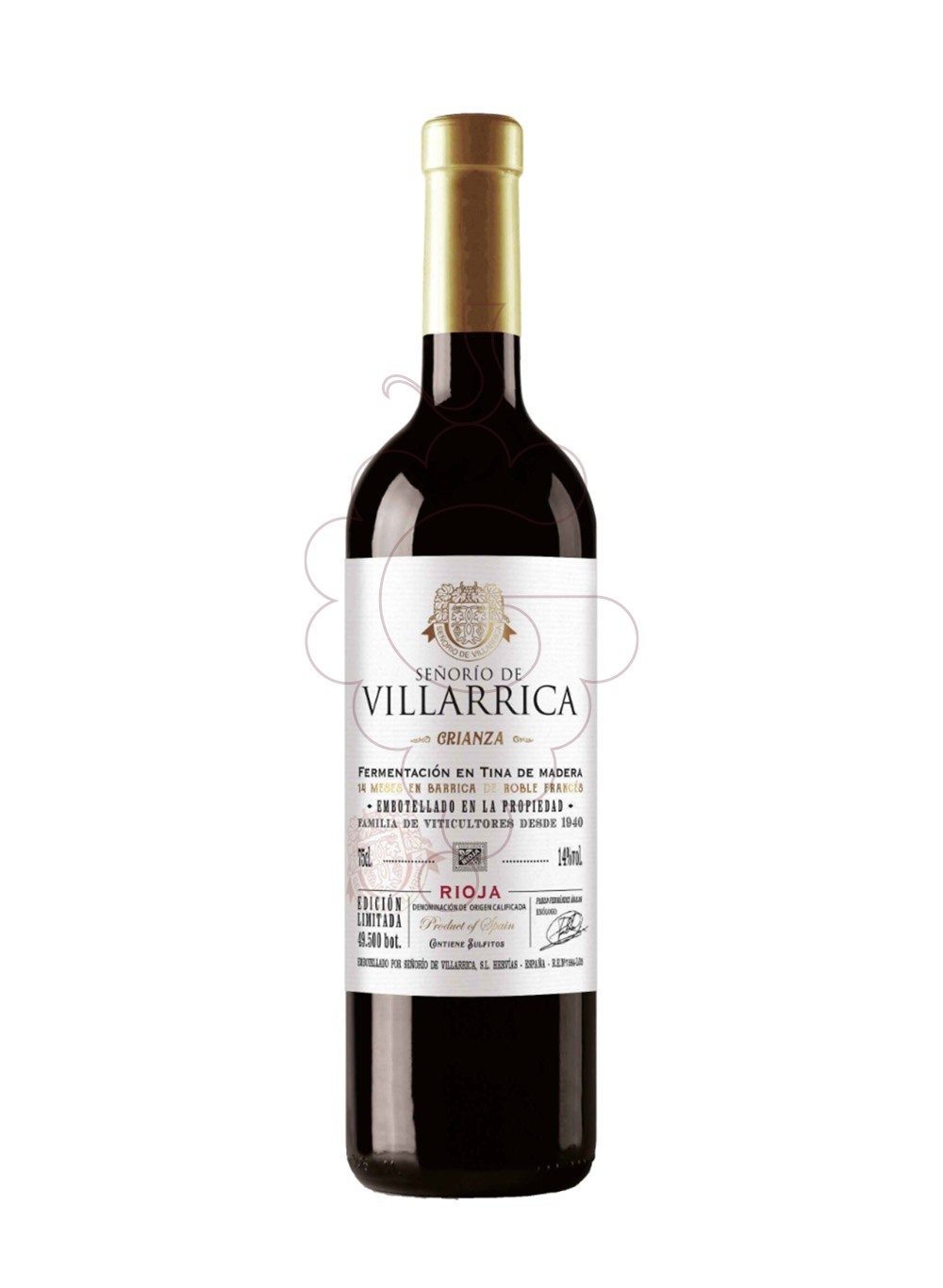 Photo Villarrica Crianza red wine