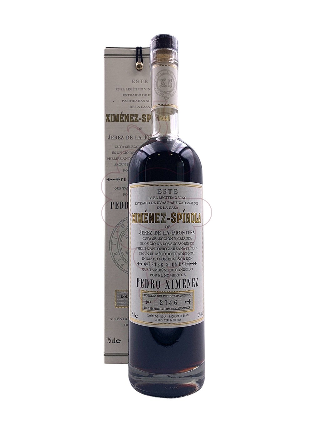 Photo Ximénez-Spínola Pedro Ximénez fortified wine