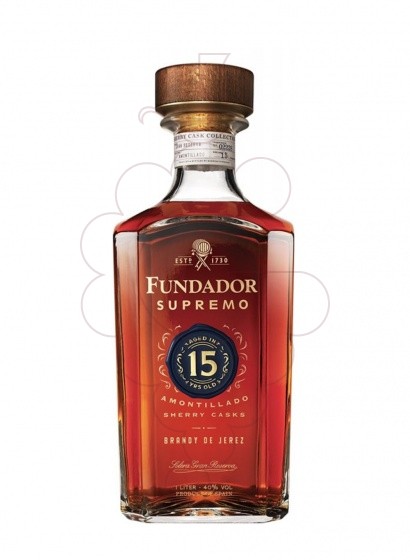 Photo Brandy Fundador Supremo 15 Years