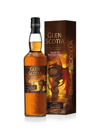 Photo Whisky Glen Scotia Medium Peated Barolo Red Wine Cask 14 Years