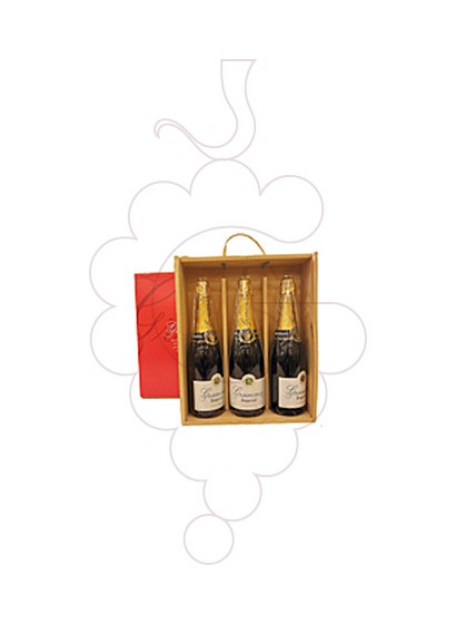 Photo Gift boxes Gramona Imperial Brut Pack Wooden Box 3 u